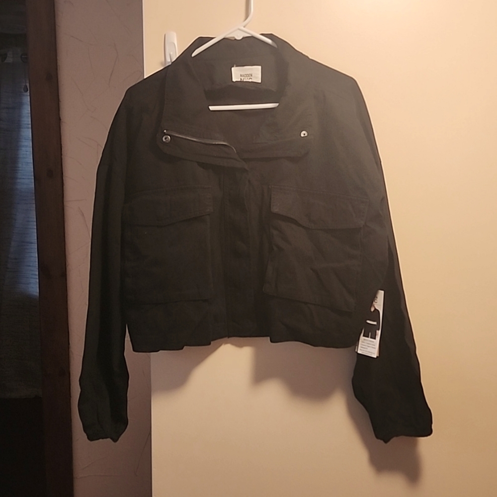 Black Cropped Jacket
